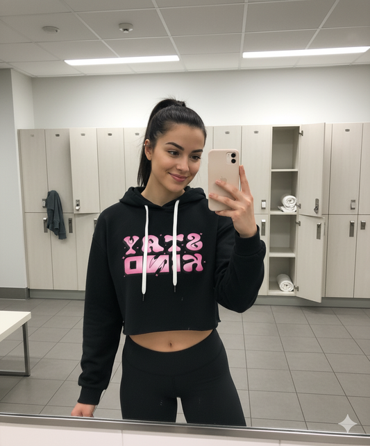 Women’s Cropped Hoodie | Independent Trading Co. | Stylish & Comfy